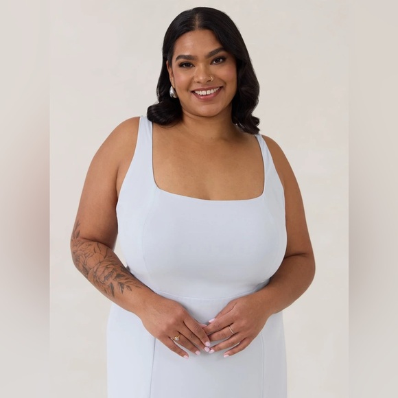 NWT PARK & FIFTH Riley Maxi Dress Celeste Powder Blue XXL - Picture 4 of 12